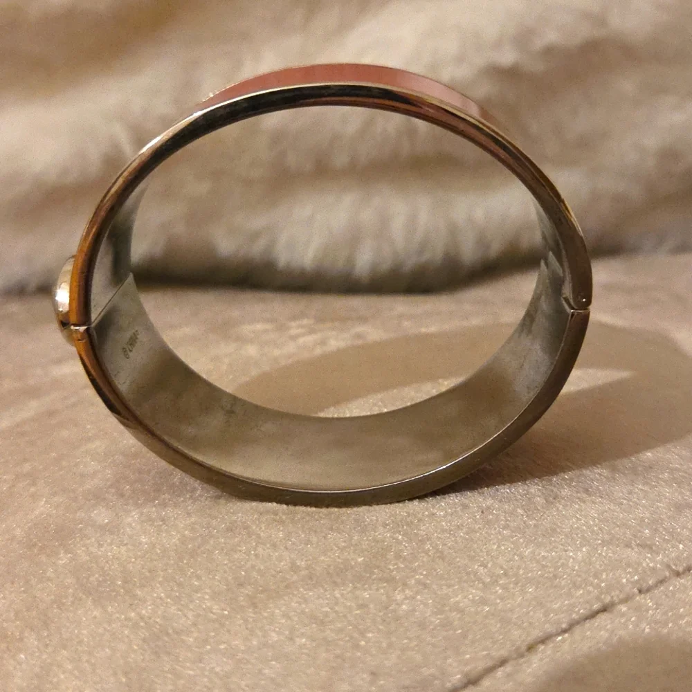 Coach Red Enamel Cuff Watch Bracelet